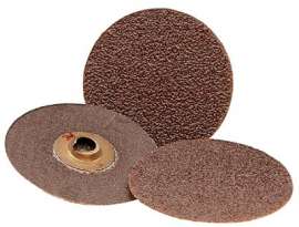 Roloc Discs 361F, Aluminum Oxide, 2 in Dia., 60 Grit
