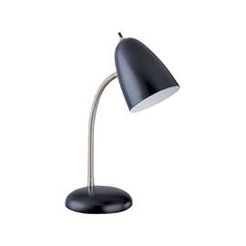 Boston Harbor TL-TB-170-BK-3L Flexible Desk Lamp, 120 V, 60 W, 1-Lamp, CFL Lamp, Black Fixture, Black