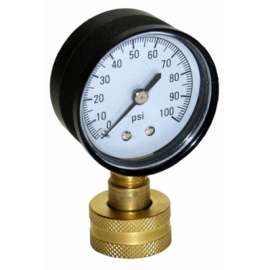 100 PSI WTR Pres Gauge
