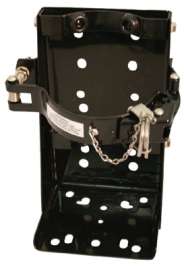 Vehicle Brackets, Steel, Black, 5 lb