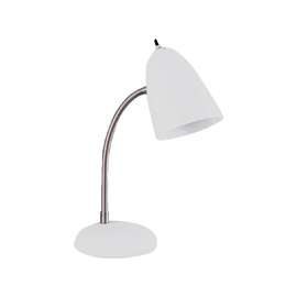 Boston Harbor TL-TB-170-WH-3L Flexible Desk Lamp, 120 V, 60 W, 1-Lamp, CFL Lamp, White Fixture, White