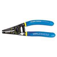 Kurve Wire Strippers/Cutters, 10-18 AWG Solid; 12-20 AWG Stranded, Blue/Yellow