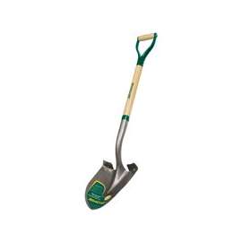 Landscapers Select 34593 Digging Shovel, Steel Blade, Steel Handle, D-Shaped Handle, 30 in L Handle