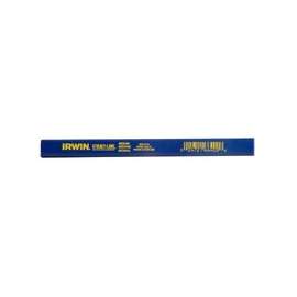 IRWIN 66305SL Carpenter Pencil, Blue, 7 in L, Wood Barrel