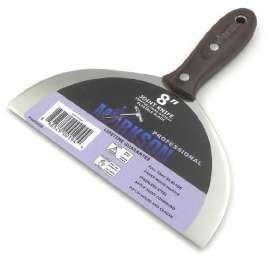 MARKSON Putty Knife 8", Scraper Tool with Pakka Wooden Handle, Spackle Knife, Stainless Steel Blade Joint Knife