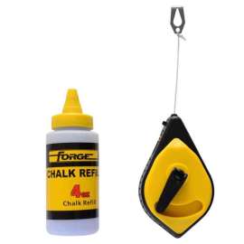 100'(30m) Chalk Line & 40oz Refill Chalk Kit