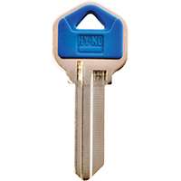 HY-KO 13005KW1PB Key Blank, Plastic, For: Kwikset Cabinet, House Locks and Padlocks
