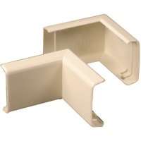 Wiremold NM7 Raceway Inside Elbow, Non-Metallic, Plastic, Ivory