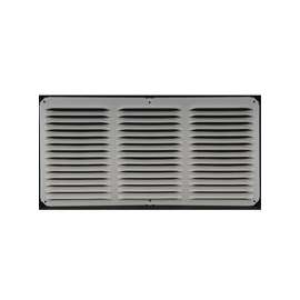 LOMANCO LomanCool C816W Cornice Vent, 8 in L, 16 in W, 65 sq-ft Net Free Ventilating Area, Aluminum, White