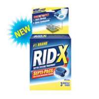 RID-X 1920084249 Septic System Treatment, Gel, Dark Blue, Slight Fermentation, 3.2 oz
