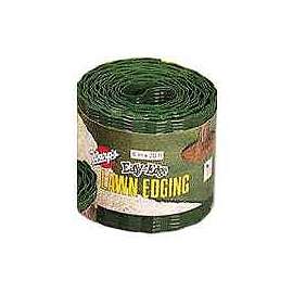 Warp's Easy-Edge LE-420-G Lawn Edging, 20 ft L, 4 in H, Plastic, Green
