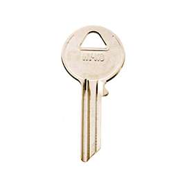 HY-KO 11010Y52 Key Blank, Brass, Nickel, For: Yale Cabinet, House Locks and Padlocks