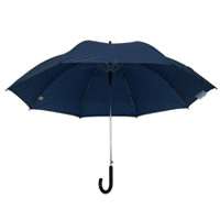 Diamondback Deluxe Rain Umbrella, Nylon Fabric, Navy Fabric, 27 in