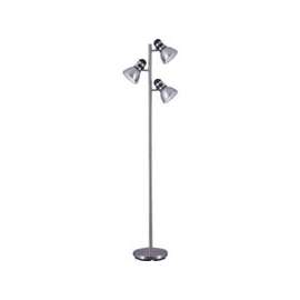 Boston Harbor TL-TREE-134 Tree Lamp, 120 V, 180 W, 3-Lamp, Incandescent Lamp, Metal, Satin Nickel Finish
