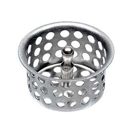 Danco 88967 Basket Strainer, 1-7/8 in Dia, Brass, Chrome, For: Universal Sinks