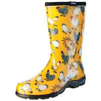 Sloggers 5016CDY-10 Rain and Garden Boots, 10 in, Chicken, Daffodil Yellow
