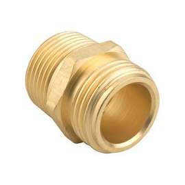 Gilmour 877054-1001 Hose Adapter, 3/4 x 3/4 x 1/2 in, MNH x MNPT x FNPT, Brass, For: Garden Hose