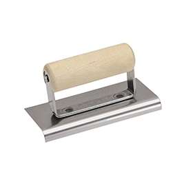 Marshalltown CE507S Hand Edger, 6 in L Blade, 4 in W Blade, Stainless Steel Blade, 3/8 in Lip, 1/4 in Lip Radius