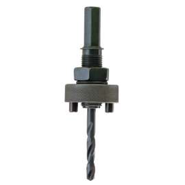 Hole Saw Arbor, 1L, 5 1/8 in L, Fits Hole Saws 9/16" - 1 3/6"
