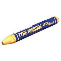 Tyre Marque Rubber Marking Crayons, 1/2 in X 4 5/8 in, Yellow