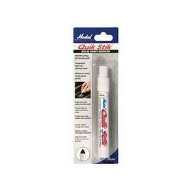 Quik Stik Markers, 11/16 in X 6 in, White, Carded