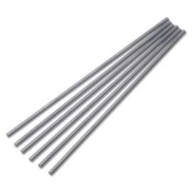 Silver-Streak Metal Marker Refills, 2.8 mm, Reflective Silver, 6/Pack