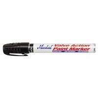 Valve Action Paint Marker, Black, 1/8 in, Medium