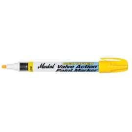 Paint-Riter+ Certified Liquid Paint Marker, Yellow, 1/8 in Tip, Medium