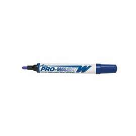 PRO-WASH W Water Removable Paint Markers, 1/8 in Tip, Medium, Black
