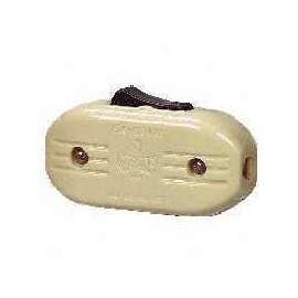 Eaton Wiring Devices 933 933V-BOX Switch, 3 A, 120 V, Screw Terminal, Phenolic, Ivory