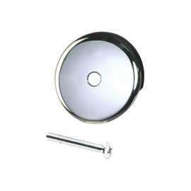 Plumb Pak PP826-10 Tub Face Plate, Chrome, For: Bath Drains