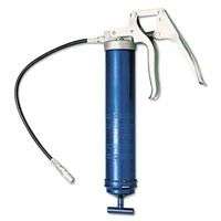 Pistol Grip Heavy-Duty Grease Guns, 14.5 oz Cartridge, 18" Whip Hose/Coupler