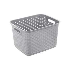 BASKET TALL WEAVE CEMENT