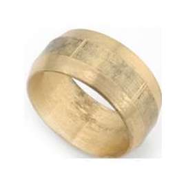 Anderson Metals 730060-04 Pipe Sleeve, 1/4 in Compression, Brass
