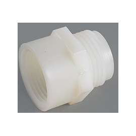 Anderson Metals 53780-1212 Hose Adapter, 3/4 x 3/4 in, MGH x FGH, Nylon, For: Garden Hose