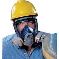 Advantage 3200 Full-Facepiece Respirator, Medium, Rubber Harn