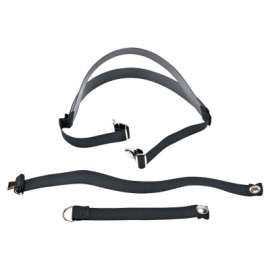 Cradle Suspension Head Harness, Buckle Closure, Black