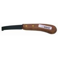 Diamond Farrier D280L Hoof Knife, Wide Blade, Stainless Steel Blade, Hardwood Handle, Comfortable-Grip Handle