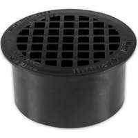 Oatey 43564 Floor Drain, 3 in, Snap-In, ABS Body, Black