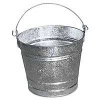 Standard-Duty Galvanized Pail, 14qt