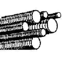 PFC TR-1008 Threaded Rod, 3/4-10 in Thread, 3 ft L, A Grade, Carbon Steel, Galvanized, NC Thread