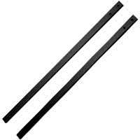 Maine Ornamental 74733 Traditional Baluster, 32 in L, Rectangular, Aluminum, Black, Powder-Coated