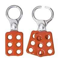 Safety Series Lockout Hasps, 1 1/2 in W x 4 3/8 in L, 1 in Jaw dia.