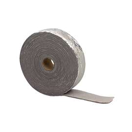 M-D 02394 Pipe Insulation Wrap, 30 ft L, 1/8 in Thick, PVC, Black/Silver