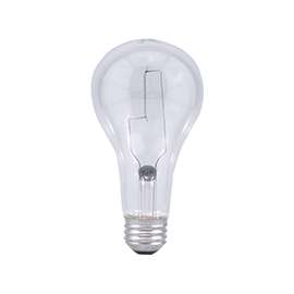 Sylvania 15476 Incandescent Lamp, 200 W, A21 Lamp, Medium Lamp Base, 3880 Lumens, 2850 K Color Temp, 750 hr Average Life