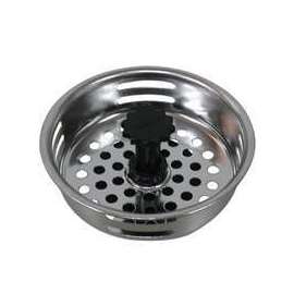 ProSource 24464-3L Sink Strainer with Adjustable Post, 3.3 in Dia, For: 3-1/2 to 4 in Dia Sink Basket