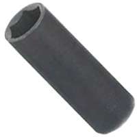 Vulcan Deep Impact Socket, 9/16 in Socket, Black Phosphate