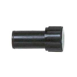 Raindrip R304CT Compression Hose End Plug, 5/8 in, ABS, Black