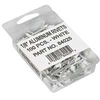 Amerimax 84025 Gutter Rivet, 1-1/2 in L, Aluminum