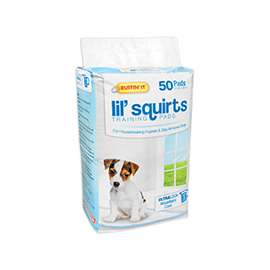 RUFFIN'IT Lil' Squirts 82050 Dog Training Pad, 22 in L, 21 in W, Cotton/Plastic